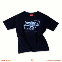 Morning Lunaire T-Shirt  (Over Size) เสื้อยืดสีดำ รุ่นพิเศษ สกรีนลาย Zom Marie สุดเท่ oversize SMLSi