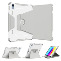Armor Rugged For Apple iPad 10 Case A2757 A2777 A2696 Leather Rotation Degree Stand Tablet Protection Cover