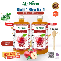 Cuka Apel Beli 1 Gratis 1 500ML x2, -cuka apel al minan- cuka apel  premium with mother- cuka apel 1