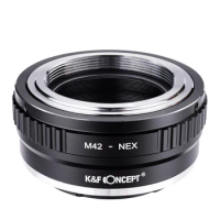 K&amp;F Concept M42-NEX Professional Lens Adapter Ring M42 Lens to Sony NEX E-mount NEX NEX3 NEX5n NEX5t A7 A6000 Alpha Camera Body