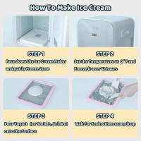 Ice Cream Maker Cetakan Ice Cream Roll Alat Pembuat Es Krim Yogurt Fried Ice Pan Dengan 2 Spatula Pa