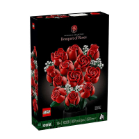 廠家直銷樂高10328玫瑰花束永生花兒童拼裝益智積木玩具七夕情人節禮物-時尚精品