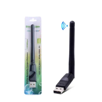 150Mbps RTL8188 USB Adapter 2.4Ghz Network Card Antenna WiFi USB Dongle 802.11ax Wireless WiFi Receiver For PC Laptops Driver