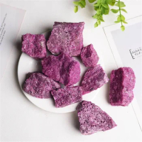 Wholesale Crystal Spiritual Raw Crystal Stones Natural Rose Red Rubine Rough Stone For Decor Yoga Healing Crystals