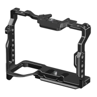 FEICHAO A7R5 A7M4 Camera Cage Rig Light Mic Expansion Mount Monitor Holder Cold Shoe 1/4 3/8 Arri Hole for Sony A7R5 A7M4 Camera