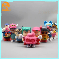 9pcs Dr. Slump Series Figure Arale Anime Figures Q Version Arale Statue Model Doll Collection Decoration Kids Toy Birthday Gifts