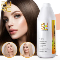 PURC Brazilian Keratin Hair Treatment Professional Straightening Curly Hair Repair Damaged Frizzy Smooth Hair Care Salon Product