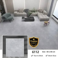 Vinyl Lantai Marbel Lantai Marmer PVC 60 x 60 cm Sticker Lantai Marmer floor Vinyl No. 6112