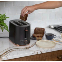 Kitchen Appliances,Specialty 2-Slice Toaster - Matte Black, bread machine