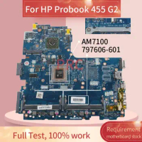 797606-601 797606-501 For HP Probook 455 G2 AM7100 Notebook Mainboard LA-B191P DDR3 Laptop Motherboard