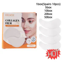 50/20/10/5/1Box Collagen Eye Mask Vitamin Patches Face Dark Circles Soluble Film Moisturizer Skin Care Eye Mask Makeup