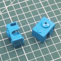 V6 cartridge heater bock silicone sock for V6 PT100 cartridge heated block Reprap 3D printer DIY