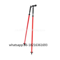 Thumb Release Carbon Fiber Surveying Bipod For Prism GPS Pole Total Station Surveying Instrument Accessory