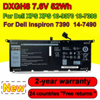 DXGH8 H754V Laptop Battery For Dell Inspiron 14-7490,7390/7391 2-in-1, XPS 13 9370 9380 7390 7.6V 52Wh With Tracking Number