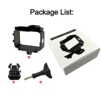 Frame Case Shell Protector Housing For GoPro Hero 9 Black Double Clod Shoe + Lone Screw Border Protective For Go pro 9 10 Camera