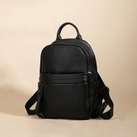 現貨+預購 真牛皮後背包側背包真皮革雙肩包托特包隨身女包包-輕量分層真皮後背包74lv47【獨家進口】【米蘭精品】