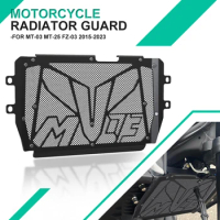 New Moto mt03 mt25 fz03 Radiator Guard Grill Cover Protector Aluminum For Yamaha MT 03 25 MT-03 MT-25 FZ-03 2015- 2021 2022 2023