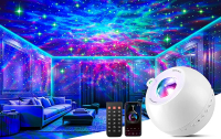 PIKOY Galaxy Projector for Bedroom15 Colors Star Projector Galaxy Light Projector for Bedroom15 Whit