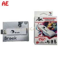 Brook Wingman FGC Converter Wired Arcade Fight Stick Hitbox Controller To PS5/PS4 PC XInput Etc Zero Delay Turbo Plug And Play