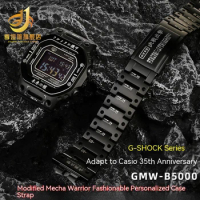 Suitable For Casio G-SHOCK Watch GWM-B5000 DW5600 Modified Titanium Alloy Machine Case Watch Strap