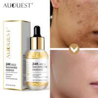 Niacinamide 24k Gold Serum Whitening Dark Spot Remover Anti Aging Hyaluronic Acid Face Serum Facial Skin Care Beauty Health