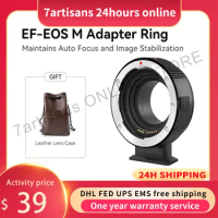 7artisans 7 artisans EF-EOS M Auto-Focus Lens Mount Adapter for EF/EF-S Lens to Canon EOS M (EF-M Mount) Mirrorless Camera Lens