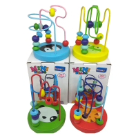 [IM] Mainan Mini Round Beads Wire Maze game / mainan alur kawat kecil / Alat Hitung Anak Edukasi