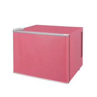 Chinese factory 20l pink small home mini bar fridge refrigerator for skin care