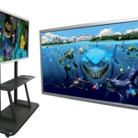 65 inch 84" inch open frame pc built in Professional chinese led tv training gaming teaching conference lcd monitor displays