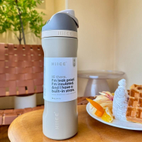 Hilee แก้วเก็บอุณหภูมิ 2in1 ดูด+ดื่มตรง  แถมโบว์ฟรี! สีพาสเทลสุดคิวท์ กันรั่ว 360 °   สแตนเลสเกรดการ