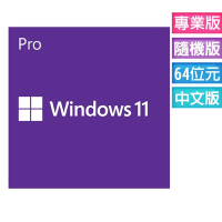 Windows 11 專業隨機版 (台灣繁體中文、附安裝光碟)