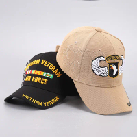 Personalized Embroidered Baseball Cap with 3D Letters, Eagle, Curved Brim, Breathable Duckbill Cap