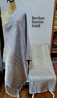 Songket tumtuman bermberg berlian tanpa sambung benang ekslusif aas4
