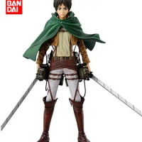 Banpresto MSP Attack on Titan Eren Yeager Official Authentic Handle Figure Model Anime Gift Collectible Model Toy Halloween Gift