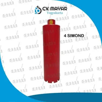 SIMOND - Mata Bor Coring Beton - Mata Mesin Bor Beton - 4" - Panjang 370 mm