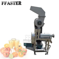 Stainless Steel Apple Vegetable Crusher And Juicer/Cactus Tomato Spiral Juicer/Fruit Juice Crushing Extractor Machine500kg/h