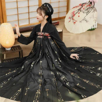 Woman Traditional Hanfu Clothing Chinese Folk Dance Costume Lay Han Dynasty Princess Dance Wear Girl Vintage Fairy Stage Dress