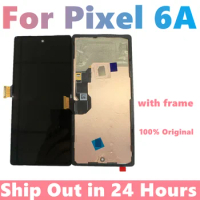 Original AMOLED For Google Pixel 6A LCD Display Touch Digitizer Screen For Google Pixel 6a Lcd with frame 6A Screen