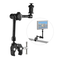 7/11 inches magic articulated arm for mounting HDMI Monitor LED Light LCD Video Camera Flash Canon Nikon Camera DSLR
