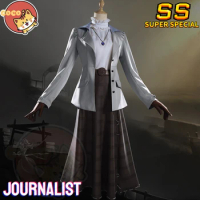 Identity V Journalist Cosplay Costume Game IDV Alice DeRoss Cosplay Journalist Alice Cosplay Costume CoCos-SS