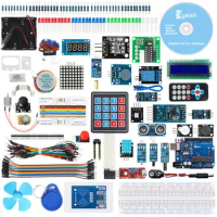 Programmable E-Learning DIY for UNO Project Starter Kit with Many Accessories for UNO R3 Arduino IDE