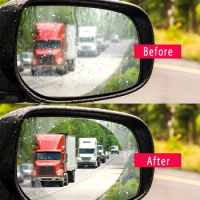 Car Rearview Mirror Stickers Dia 10cm Waterproof Anti-fog Anti Scratch Film Sticker Replacement car Accessories