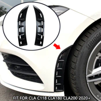 Fit For Mercedes-Benz Accessories CLA C118 CLA180 CLA200 2020+ Front Bumper Fender Air Intake Hood Side Vents Decorative Cover