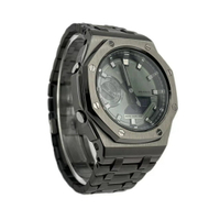 GM2100 GAB2100 GA2110改裝 錶殼 錶帶 真316L不鏽鋼 農家橡樹離岸型鋼帶 Casio 23年新