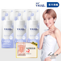 【VIGILL 婦潔】3入組 私密柔淨慕絲150ml 加強乳酸｜滋潤嫩白