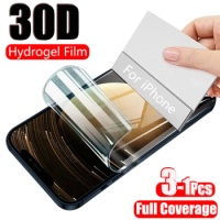 30D Hydrogel Film For iPhone 12 Pro Max 11 13 Screen Protector iPhone12 7 Plus 8 XS Max XR X Mini SE2020 6S Accessories No Glass