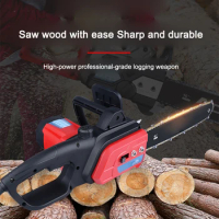 Logging saw cutting electromechanical saw household small hand-held 220v chain saw electric saw woodworking electric chain saw