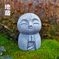日式小佛動物盆景魚缸擺件微場景苔蘚造景趣味鳥居
