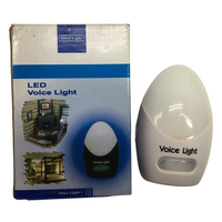 [現貨5組dd] 聲控感應燈 白光LED 自動/恆亮 聲音感應燈 AA電池式 壁掛小夜燈 桌上燈 顏色隨機 (UD1)17327_H409