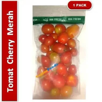 Tomat Ceri Merah Segar - Sayur Buah Tomat Cherry Merah Fresh | 250gr [ Harga Per BKS ]